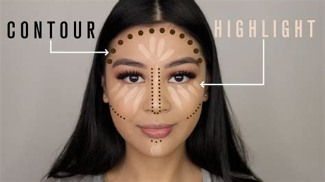 How To Highlight And Contour For Beginners Youtube