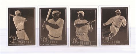 Danbury Mint Baseball Complete Set Of Cards With Honus