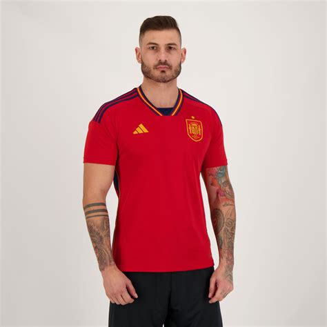 Adidas Spain 2022 Home Soccer Jersey - FutFanatics