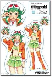 Vocaloid Gumi Sticker Sheet Adult Internet Co Ltd