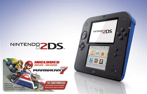 Best Buy: Nintendo Nintendo 2DS with Mario Kart 7 Electric Blue FTRSBM11