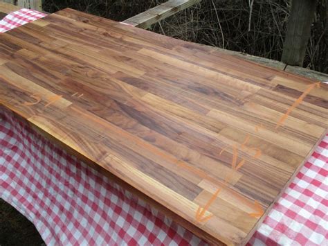 Pretty Walnut Butcher Block Desktop X To Etsy Walnut