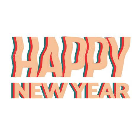 Happy New Year Text Effect New Year Text Effects Happy New Year PNG