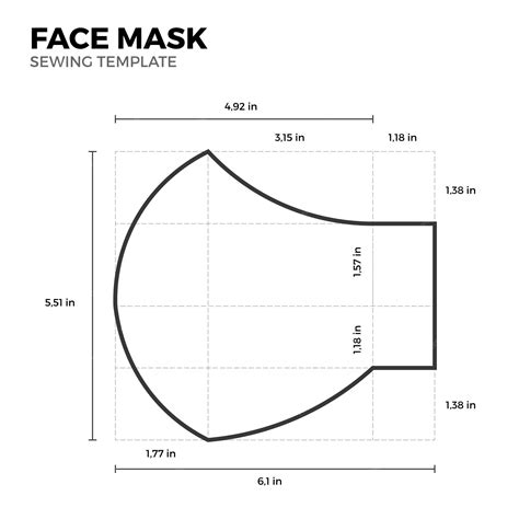 Printable Face Mask Template