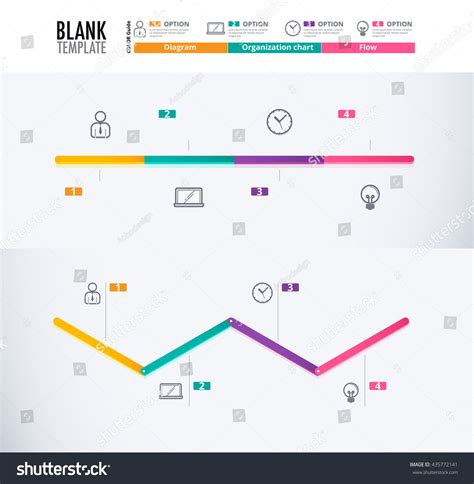 Timeline Diagram Template Timeline Infographic Design Stock Vector ...