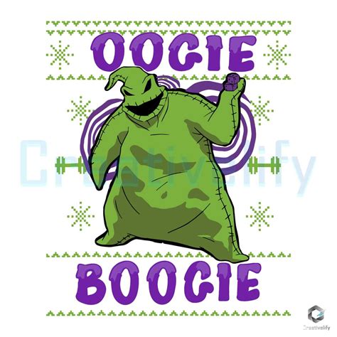 Free Oogie Boogie Ugly Christmas Svg Scary Movie File Creativelify