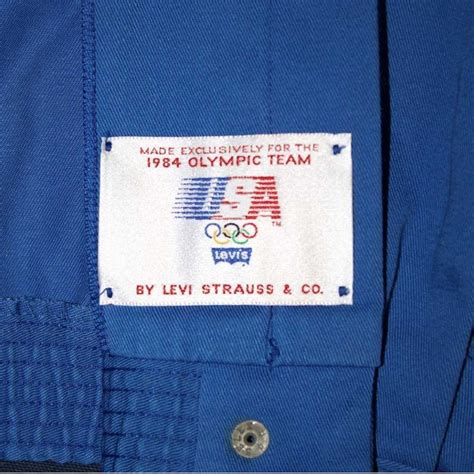 Levi S VTG 1984 Los Angeles USA Olympics Jacket Gem