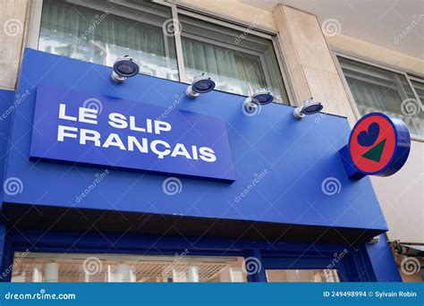 Le Slip Francais Logo Brand French Briefs Sign Text Facade Shop