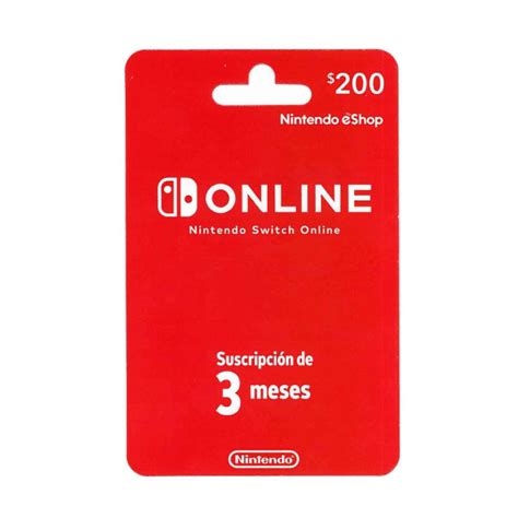 Nintendo 3 Meses 200 Tarjeta Prepago Pin Digital Progresando