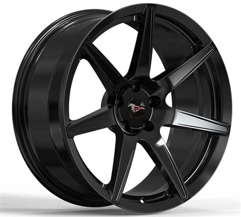 Black mustang wheels – Artofit