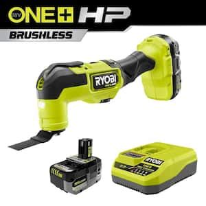 RYOBI ONE HP 18V Brushless Cordless Oscillating Multi Tool With 2 0 Ah