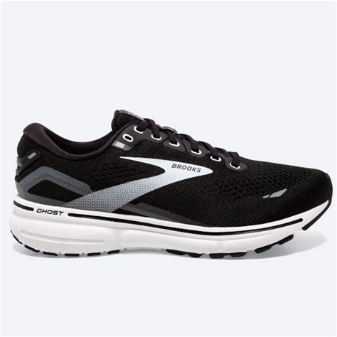 Brooks Women S Ghost 15 Black Blackened Pearl White Laurie S Shoes