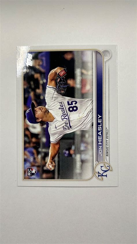 Jon Heasley Topps Series Rookie Rc Kansas City Royals Ebay