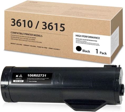 Amazon Dophen Phaser Workcentre Black Toner Cartridge