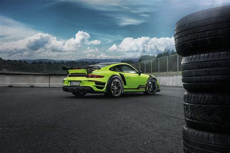 Techart Unveils A Green Beast The Porsche Turbo Gtstreet R