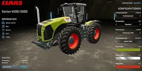 LS22 Mods CLAAS XERION 5000 4000 Landwirtschafts Simulator 52 OFF