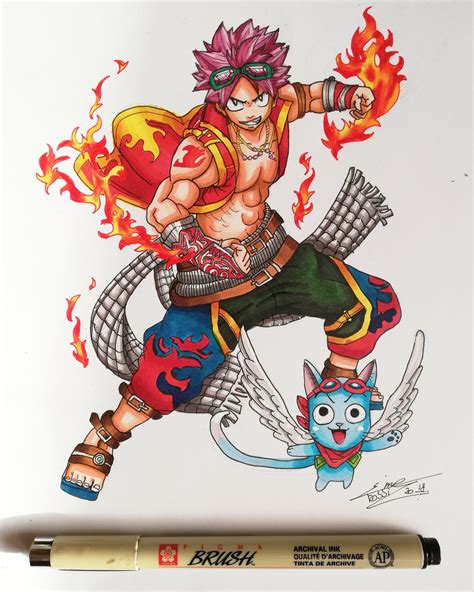 Drawing Fairy Tail Natsu 😊 Rfairytail