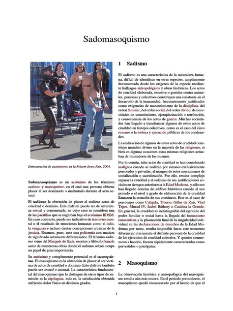 Diferenca Entre Sadomasoquista E Masoquista - Diferencias entre sadismo y masoquismo | PDF | Sadomasoquismo | La ...