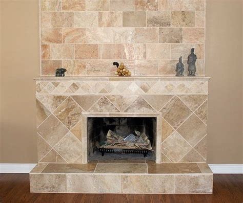 Travertine Tile Fireplace Ideas Fireplace Guide By Linda