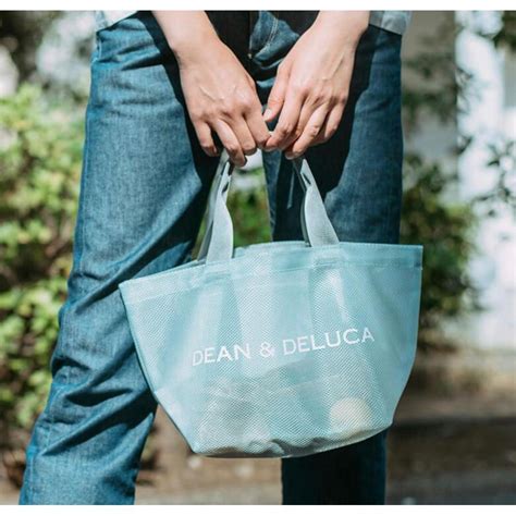 Deananddeluca メッシュトートバッグ ミントブルーsサイズ〈限定カラー〉 ディーンandデルーカ ディーンアンドデルーカ