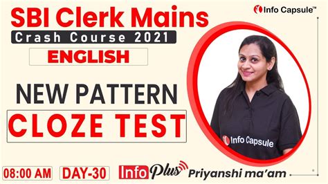 Sbi Clerk Mains English New Pattern Cloze Test Priyanshi