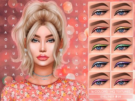 Jul Haos [cosmetics] Eyeliner 59 The Sims 4 Catalog