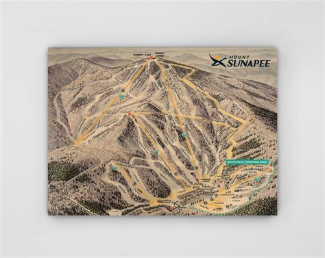 Mount Sunapee Resort Map