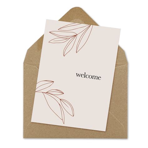 Free printable welcome greeting cards, Download Free printable welcome ...