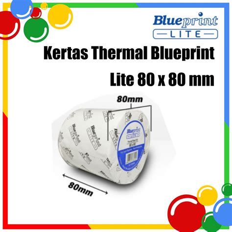 Jual Kertas Struk Kertas Kasir Kertas Thermal Blueprint Lite 80x80