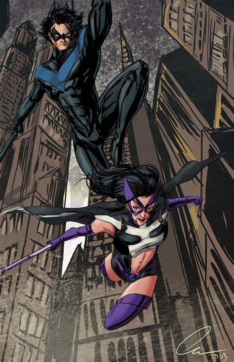 Huntress Nightwing Randomality Deviantart Hot Sex Picture