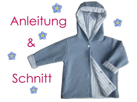 Schnitt und Anleitung Wendejacke für Babys Kinder Gr 62 116 Lunicum