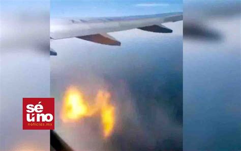 Video Explota Turbina De Avi N De Viva Aerob S En Pleno Vuelo