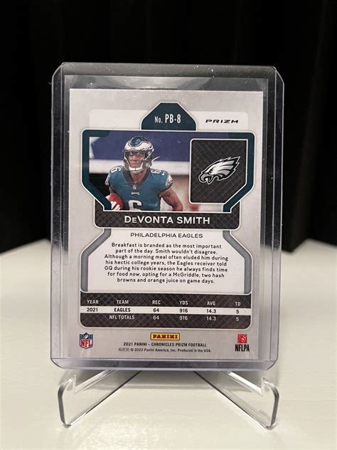 Panini Chronicles Prizm Black Silver Prizm Pb Devonta Smith