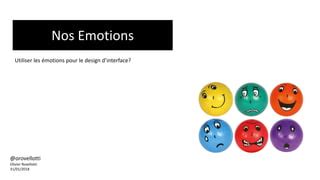 Ns Ux Emotion PPT