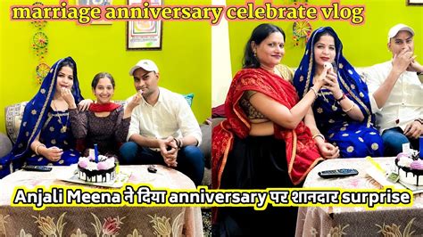 Anjali Meena Anniversary Surprise Marriage