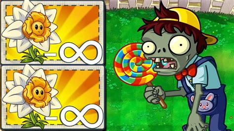 Pvz 2 100 Plant Vs 100 Zombie All Plants Level 1 Vs Lollipop Zombie