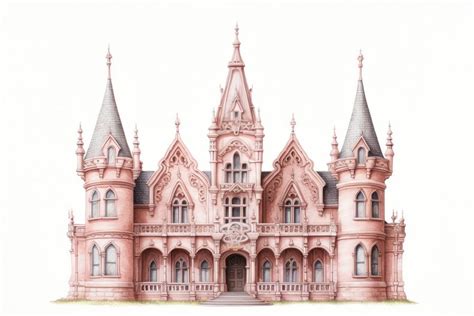 Sculpture Gothic mansion architecture building | Premium Photo ...