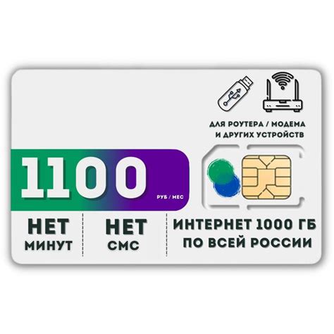 Sim карта Комплект Сим карта Безлимитный интернет 1100 руб в месяц 1tb