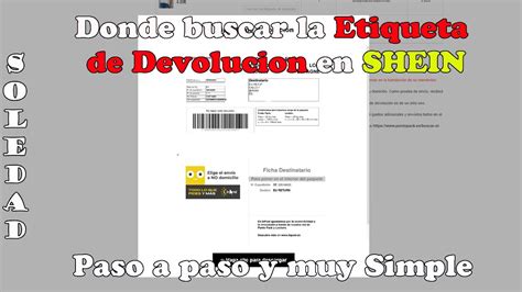 Aclarando Tus Dudas C Mo Encontrar La Etiqueta De Devoluci N En Shein