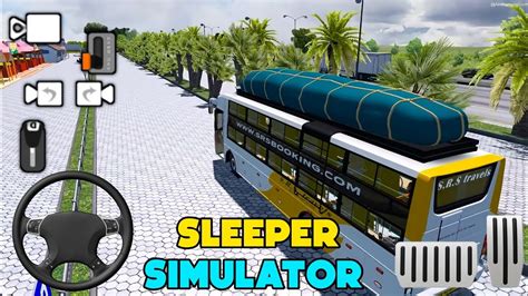 New SRS Sleeper Bus Simulator Game For Andriod Indian Sleeper Bus