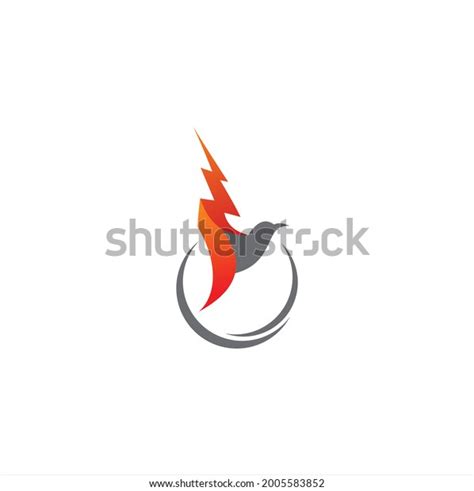 Flash Thunderbolt Energy Power Logo Design Stock Vector Royalty Free