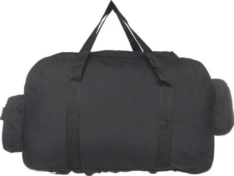 FEDRA Black Polyester Strolley Duffle Bag With Wheels 60 L JioMart