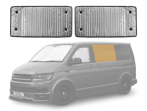 Thermal Blinds Middle Window Set 2 Piece VW T5 T6 Vanstyle