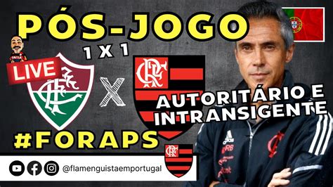 LIVE PÓS JOGO FLA 1 X 1 FLU NA FINAL DO CARIOCA PAULO SOUSA