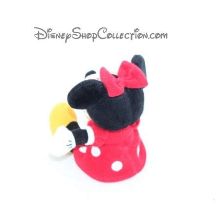 Peluche Minnie Disneyland Paris Classique Robe Rouge Pois Blanc Dis