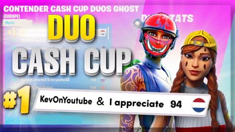 Duo Cash Cup Ft I Appreciate Fortnite Nederlands Controller Sac