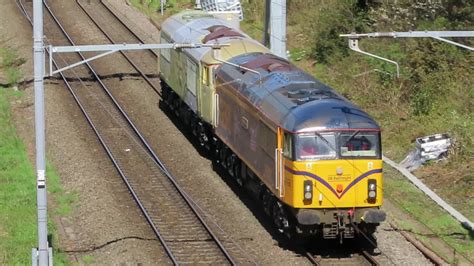 Uk Gbrf Class 69s 69001 And 69005 In Undercoat Pass Reading West Heading Towards Eastleigh