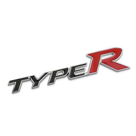 Dsycar 3D Metal TYPE R Car Sticker Emblem Badge For Universal Cars Moto