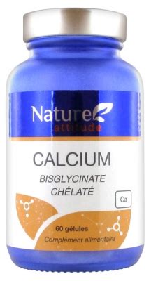 Nature Attitude Calcium Bisglycinate Chelate 60 Capsules