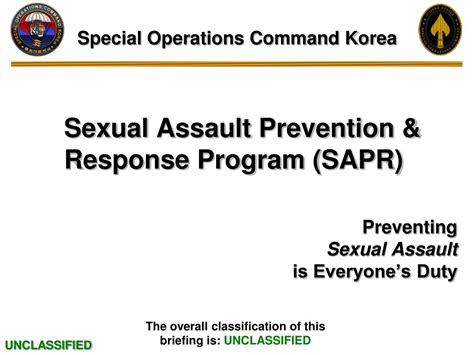 PPT Sexual Assault Prevention Response Program SAPR PowerPoint